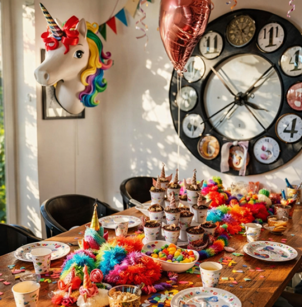 Einhorn Kindergeburtstag Deko